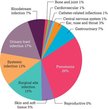 Results from the national Point Prevalence Survey in ESPAUR, 2016. Source: Data from English Surveillance Programme for Antimicrobial Utilisation and 