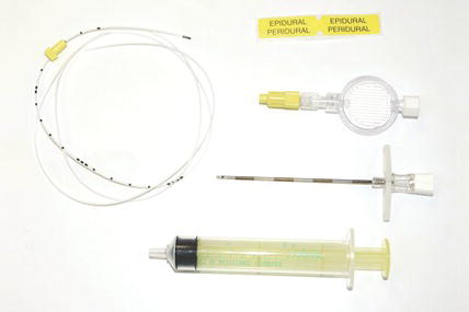 Epidural insertion kit. Source: Reproduced with permission of Vygon.