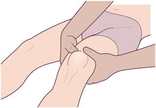 Popliteal pulse. Source: Reproduced from Peate and Wild () with permission of John Wiley & Sons.