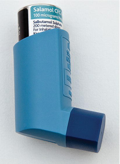 Metered dose inhaler (MDI).