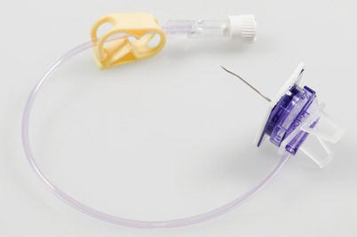 Non‐coring needles have the penetration style of a knife so when the needle is removed, the septum closes behind it.